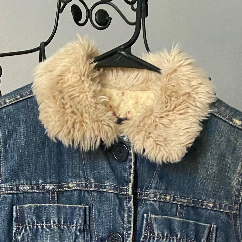 Abercrombie Kids Jeans Button Up Jacket Size Large - Picture 5 of 11